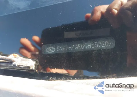 2016 Hyundai Elantra Se from USA, damaged, VIN 5NPDH4AE6GH657202